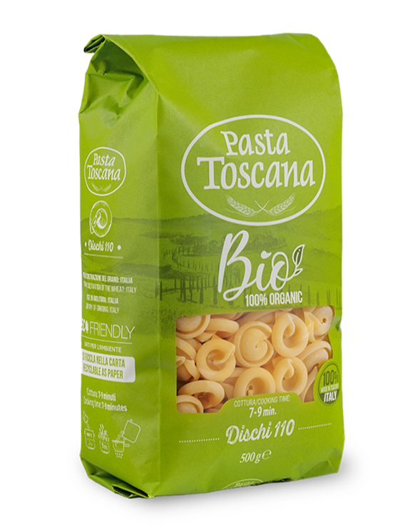 Pasta Toscana Dischi EKO, 500g.