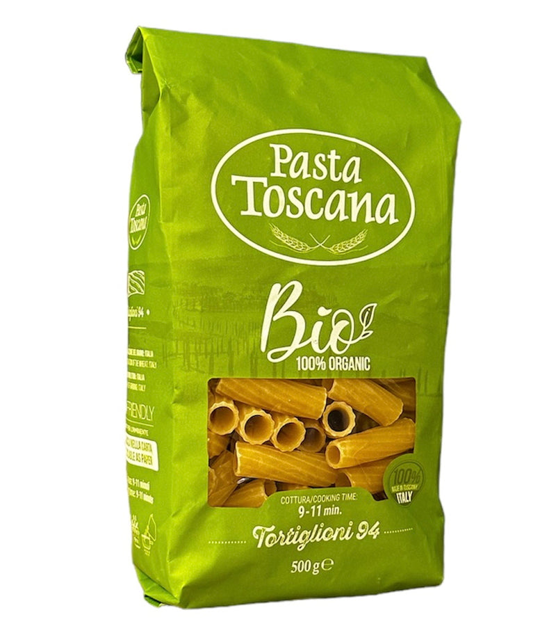 Pasta Toscana Tortiglioni EKO, 500g.