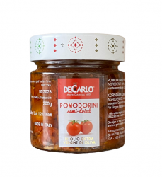 Pomodorini semi-dried, DeCarlo, 200gr