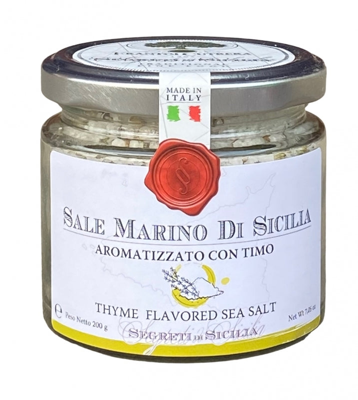 Sale Marino di Sicilia Timjan "aromatizzato con timo" 200g