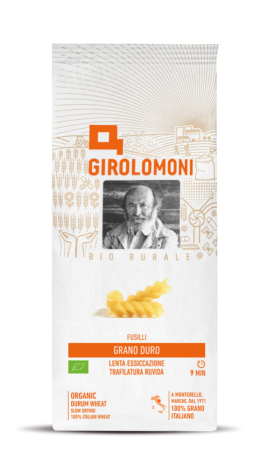 Pasta Girolomoni Grano Duro Fusilli EKO, 500g