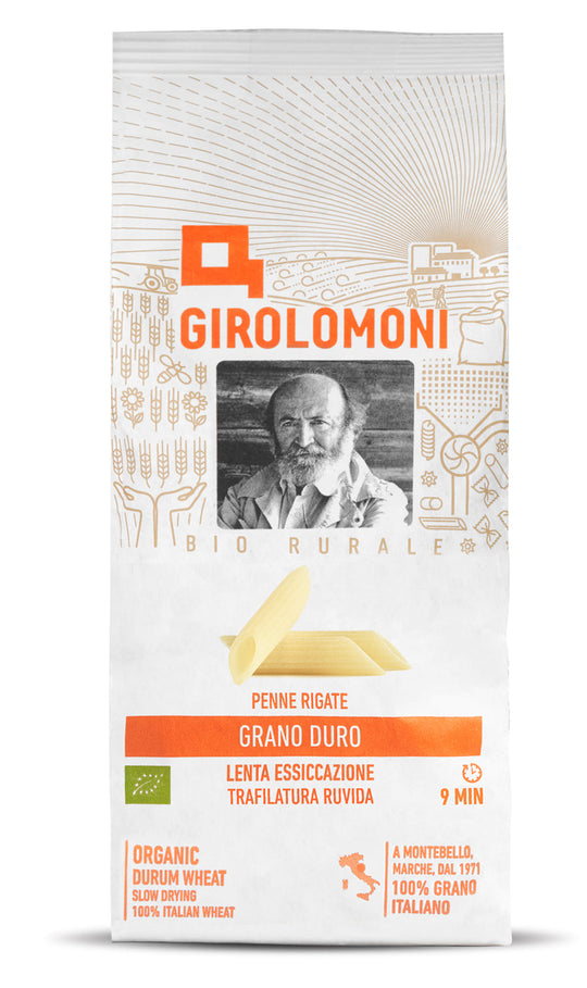 Pasta Girolomoni Grano Duro Penne Rigate EKO, 500g