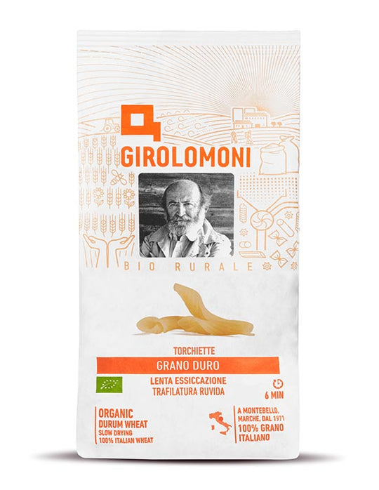Pasta Girolomoni Grano Duro Torchiette EKO, 500g