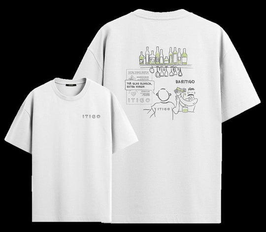 "Bar Itigo" Signature Tee, ekologisk bomull stl L