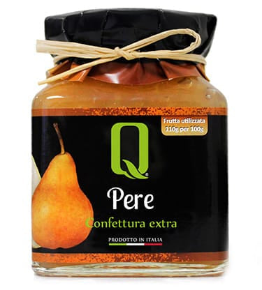 Quattrociocchi Pere"Päron"Marmelad extra, 350g