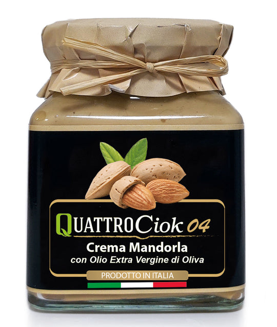 QuattroCiok Crema Mandorla con Olio Extra Vergine di Oliva