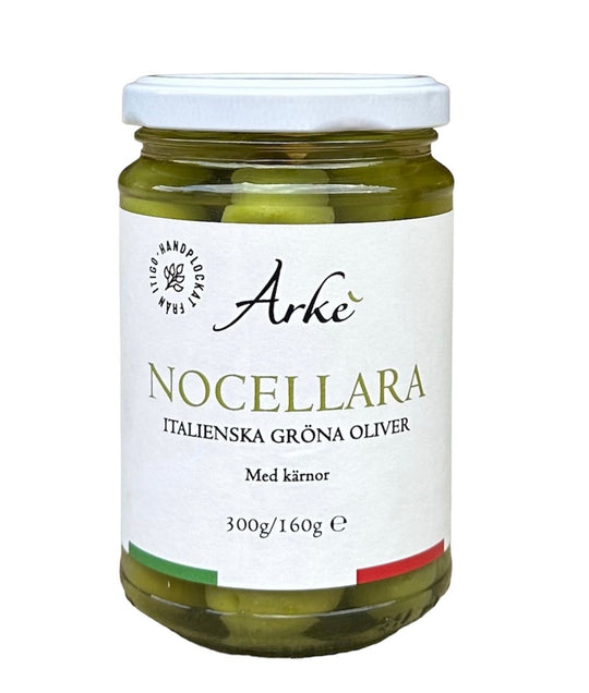 Nocellara del Belice Oliver MED kärna, Arké, 300g