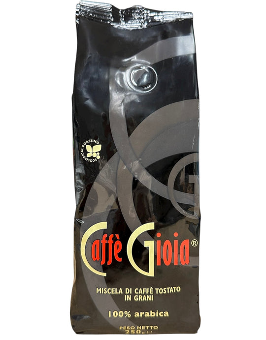 Caffé Gioia Svart 250g bönor, 100% Arabica