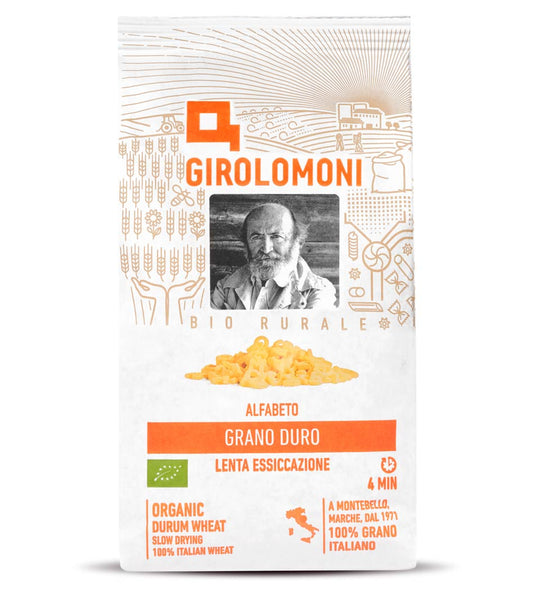 Pasta Girolomoni Grano Duro Alfabeto EKO, 500g