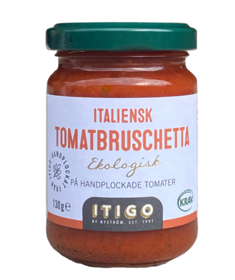 Tomatbruschetta ITIGO 130g, KRAV & EKO