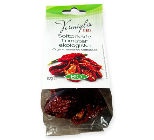 Soltorkade Tomater 80g, EKO Nyhet!