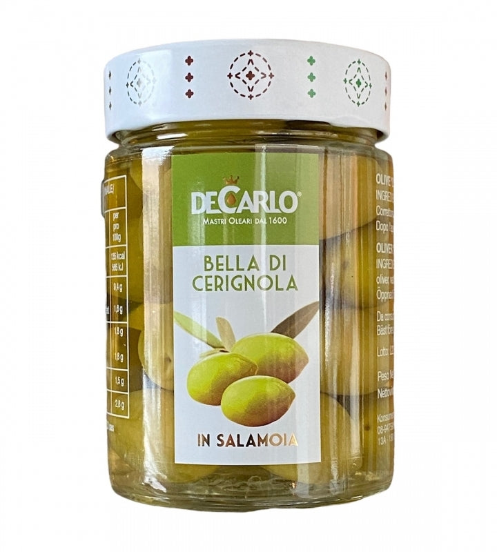 Bella di Cerignola oliver, DeCarlo, 330g