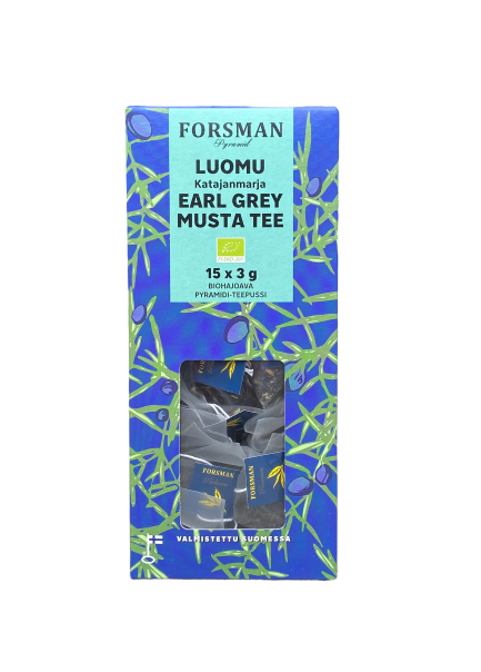 Earl Grey med Enbär, Svart Te 45g, EKO