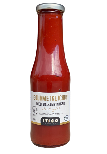 GourmetKetchup med Balsamico ITIGO 350g, KRAV & EKO