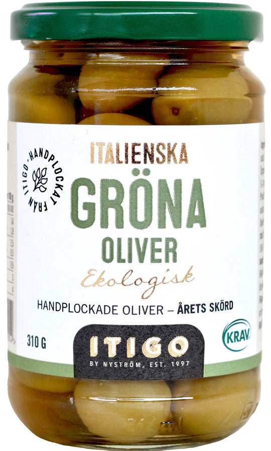 Gröna Oliver ITIGO 310g, KRAV & EKO "BÄST I TEST"