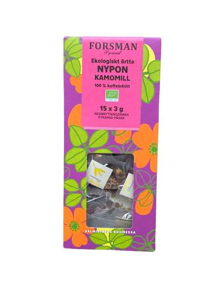 Nypon & Kamomill, Koffeinfritt Örtte 45g, EKO