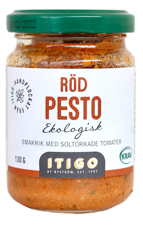 Röd Pesto ITIGO 130g, EKO & KRAV