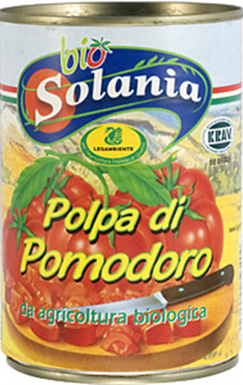 Krossade Tomater, Solania, EKO & KRAV, 400g