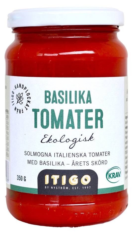 Tomat & Basilika ITIGO 340g, KRAV & EKO