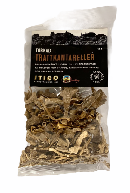 ITIGO's Torkade Trattkantareller, 15g