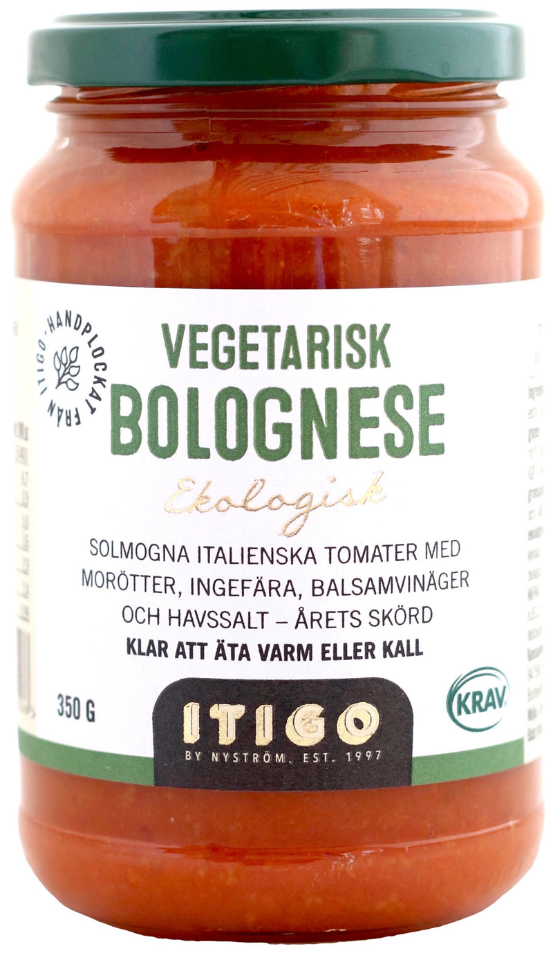 Vegetarisk Bolognese ITIGO 350g, EKO & KRAV
