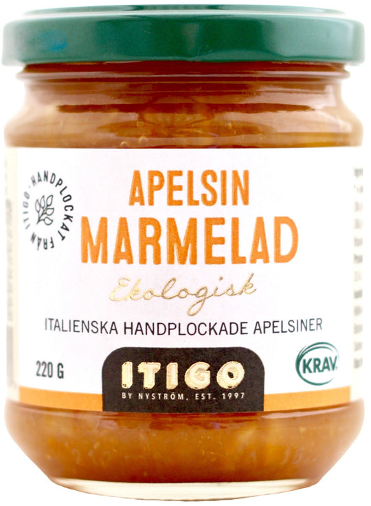 Apelsinmarmelad ITIGO 220g, EKO & KRAV