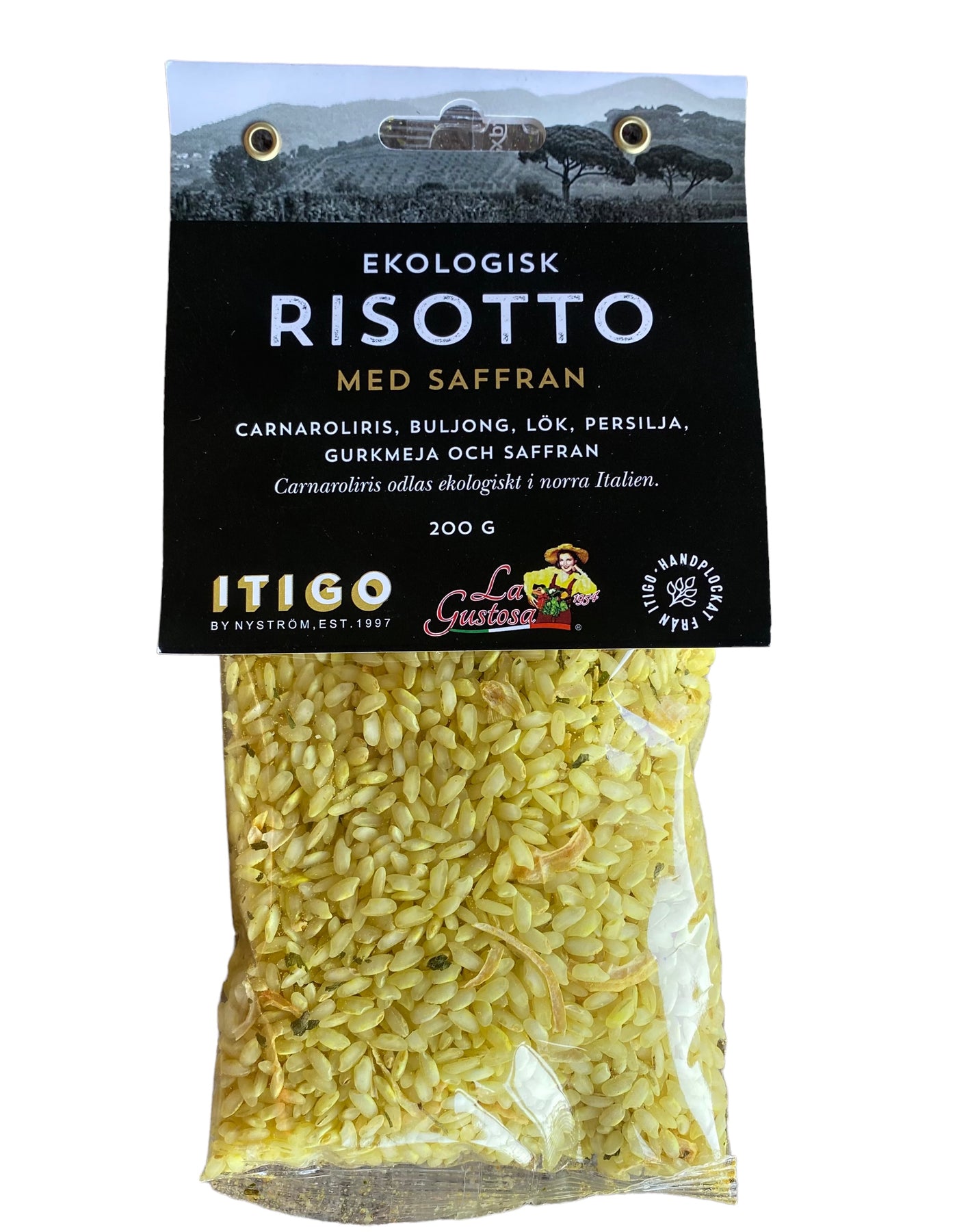 ITIGO's Ekologiska Risotto med Saffran, 200g – Itigo